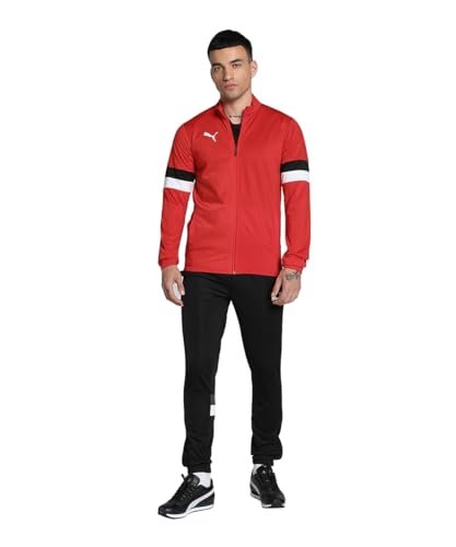Puma Mens teamRISE Tracksuit, Red-Black, XL (65865301)