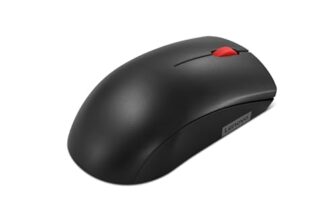 Lenovo 150 Wireless Compact Mouse, 1K DPI Optical sensor, 2.4GHz Wireless NanoUSB, 10m range, 3button(left,right,scroll) upto 3M left/right clicks, 10month battery, Ambidextrous, Ergonomic, GY51L52638