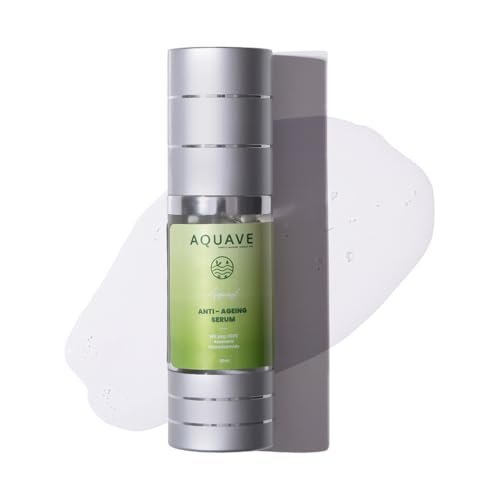 Aquave Anti-Ageing Face Serum (30ml) with Aquaxyl & Fucoidan Collagen™ | Boosts Collagen, Firms Skin & Reduces Signs of Ageing | Niacinamide, WK 3000 Peptide, Hyaluronic Acid | 30-Day Visible Results