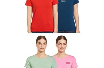 Amazon Brand – Symbol Women’s Regular Fit T-Shirt (SYM-AW22WTE-006_Multicolor 20 L)