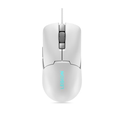 Lenovo Legion M300 RGB USB Gaming Mouse – Ergonomic, ambidextrous, 8 Button, up to 8000 DPI, 1000Hz Polling Rate, 16.8M RGB Customizable Through Legion Accessory Central
