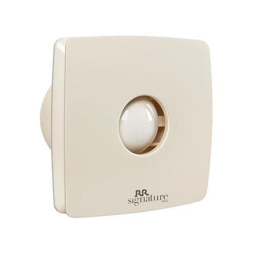 RR Signature Vento Air 100 MM High Speed Exhaust Fan, Bird Guard, Exhaust Fan for Bathroom, Noiseless, Anti-Rust Blades, Robust Body, White
