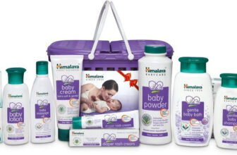 HIMALAYA HAPPY BABY GIFT BASKET (9 IN 1)(White)
