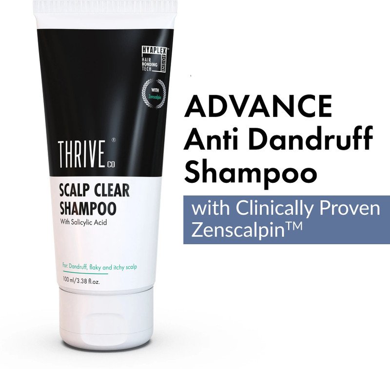 ThriveCo Scalp Clear Shampoo With Salicylic Acid | For Dandruff & Itchy Scalp(100 ml)