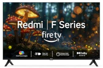 Redmi Xiaomi 80 cm (32 inches) F Series HD Ready Smart LED Fire TV L32MA-FVIN (Black)