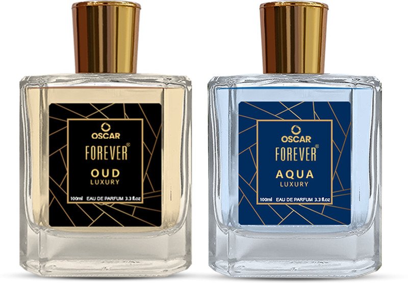 OSCAR Forever Luxury Combo of Aqua & Oud Long Lasting Fragrance (100ml Each) Eau de Parfum  –  200 ml(For Men & Women)