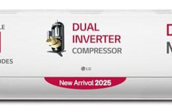 LG 2 Ton 3 Star DUAL Inverter Split AC (Copper, AI Convertible 6-in-1, Diet Mode+, Faster Cooling & Energy Saving, 4 Way Swing, HD Filter with Anti-Virus Protection, US-Q24SNXE, White)