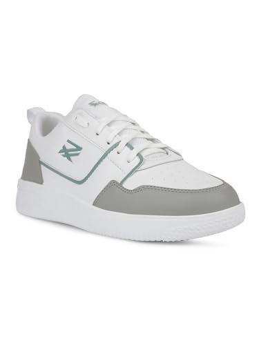 Liberty Leap7x SNOOKIS-2E Lacing Casual Sneakers for Men with EVA Sole|PVC Upper|Memory Foam Insole|Stylish & Comfortable|Breathable, Lightweight & Flexibility|Shock Absorption (White – 41 EU)