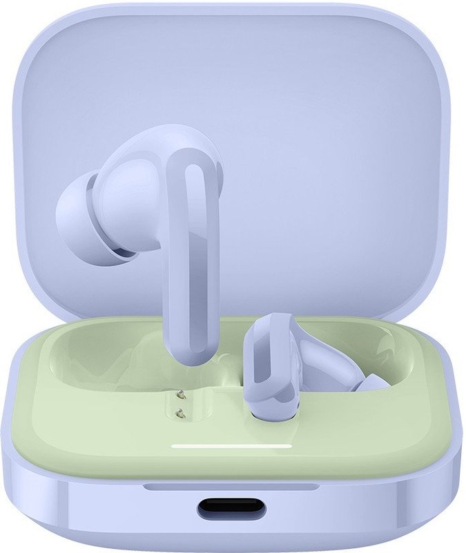 Mi Buds 5 with 46dB Hybrid ANC earbuds, Quad-Mic AI ENC , Dual Device Connection Bluetooth(Fusion Purple, True Wireless)