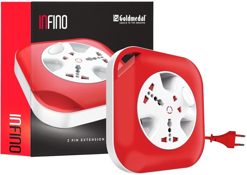 Goldmedal Infino 3  Socket Extension Boards(White, 5 m)