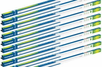 Crompton Laser Ray Smile 20W 20 W 121 cm Tube Light(White, Pack of 10)