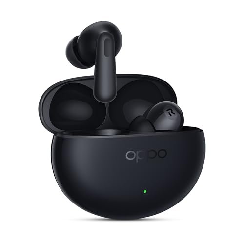 Oppo Enco Bud 3Pro+ True Wireless in Ear Earbuds with 12.4mm Driver and 32dB ANC, 43Hrs Playtime,Low Latency,Fast Charging,BT 5.4,IP55 (Midnight Black)