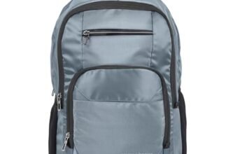 Amazon Basics Laptop Backpack | 15.6 inches | Water Resistant Polyester | Ideal for Office College School Travel (Classic)