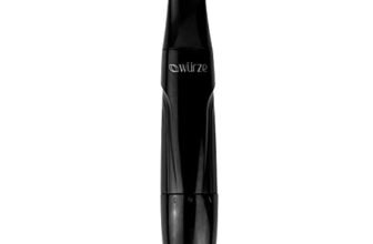 Wurze 2005 Wet & Dry Men’s Hair Trimmer For Face Body Beard With 2 Detachable Clippers 3 Combs 1.5 mm, 3 mm & 5 mm Waterproof IPX 5 Grooming Device (Black)