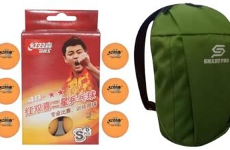 DHS TT Ball S-S1840BY 2 Star Y Supermarket (6 Pcs Box) 30 PCS with Smart PRO TT Special Cover Speed Green
