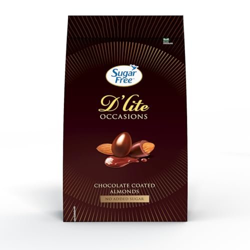 Sugar Free D’Lite Chocolate Coated Almonds Gift Pack, 100 g