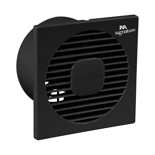 RR Signature Vento Fresh Luxura 150 mm Exhaust Fan For Kitchen, Bathroom | Silent, Compact Design, Easy Install | Thermal Fuse | High Speed 100% Powerful Copper Motor | 2 Year Warranty [Rose Gold]