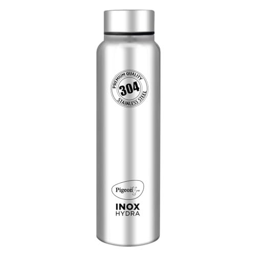 Pigeon by Stovekraft Inox Hydra Plus Stainless Steel Drinking Water Bottle 900 ml – Silver