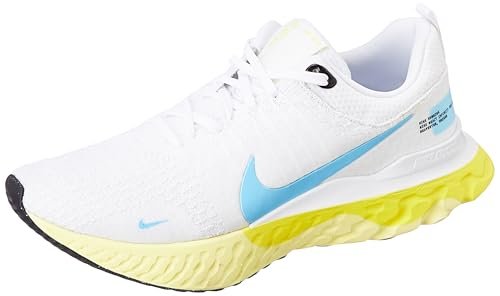 Nike W React Infinity Run FK 3-White/Baltic Blue-Platinum TINT-DZ3016-102-4.5UK
