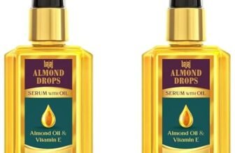 Bajaj Almond Drops Hair Serum for Women & Men with Almond Oil & Vitamin E | Provides Long lasting Frizz Control | For 3X Softer Hair | 50ml (Pack of 2)