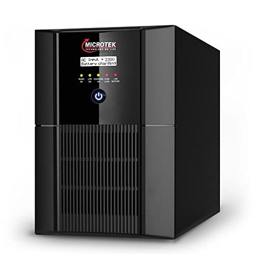 Microtek Jumbo Pure Sine Wave & DSC Based Technology UPS for Home, Office & Shops Working Power:2.2KVA/1760W (JM SW 2750+/24V)