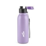 MILTON Caper 750 Stainless Steel Water Bottle 670 ml, Single Walled, ISI Certified I Leak Proof Lid, Rust Proof I for School, Office, Gym I Purple