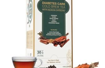 Naturesum Diabetic Care Tea for Diabetes Control, 30 Tea Bags, with Fenugreek (Methi Dana), Acacia Catechu & More, Insulin Resistant, Anti-Inflammatory & Immunity Booster Cold Brew