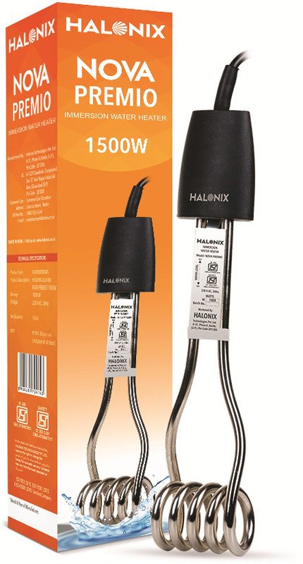 HALONIX Nova CALDO 1000W Water Proof 1000 W Shock Proof Immersion Heater Rod(Water)