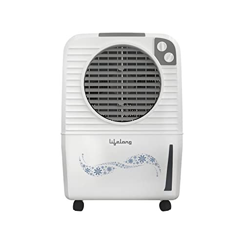 Lifelong 40 Litre Air Cooler for Home with Honeycomb Pads & Portable – Room Cooler with Ice Chamber for Cooling & Water Level Indicator – Powerful Air Throw (LLLAC36, 1 Year Manufacturer’s Warranty)