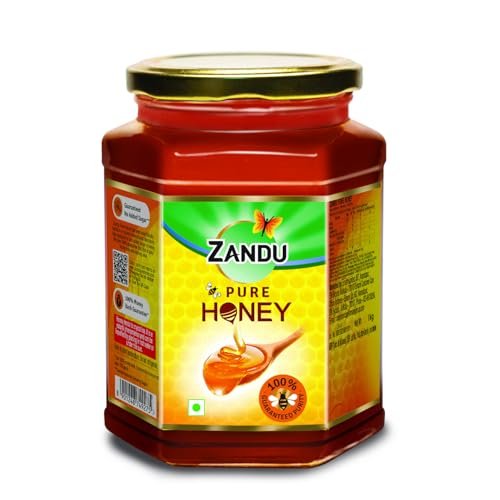 Zandu Pure Honey || 100% Pure || No Added Sugar & Adulteration, 1KG