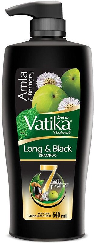 DABUR VATIKA Amla Long & Black Shampoo, For Shiny, Long & Black Hair(640 ml)