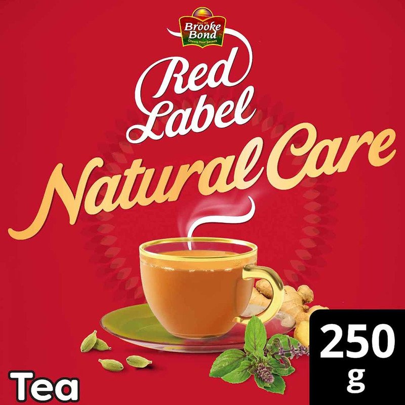 Red Label Natural Care Tea|| with 5 Ayurvedic Ingredients Tea Box(250 g)