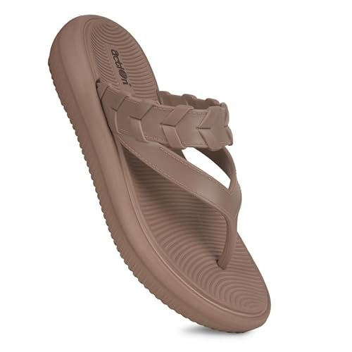 Action Women’s Thong Flip-Flops-ONTL-45-Beige-5