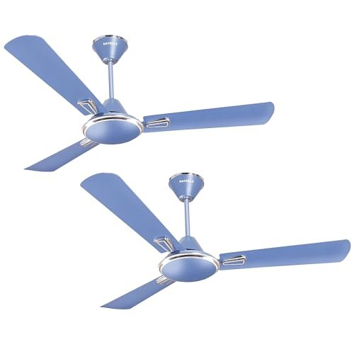Havells 1200mm Ambrose ES Ceiling Fan|Premium Finish, Deco. Fan, Elegant Looks, High Air Delivery, Energy Saving, 100% Pure Copper Motor|2 Year Warranty by Brand (Pack of 1, Cola Espresso Brown)1 Star