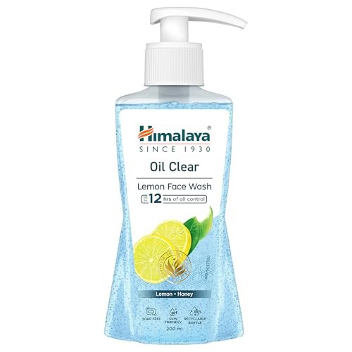 Himalaya Oil Clear Lemon Face Wash, 200ml (Pack of 3)