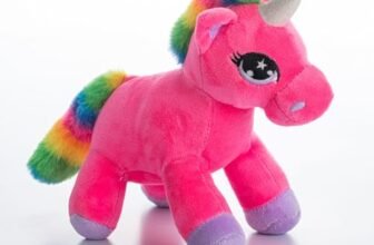 Dimpy Stuff Unicorn Soft Toy – Unicorn 24cm (9″) – Huggably Soft Comfort Plush Nursery Decor All Ages