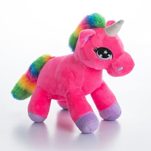 Dimpy Stuff Unicorn Soft Toy – Unicorn 24cm (9″) – Huggably Soft Comfort Plush Nursery Decor All Ages