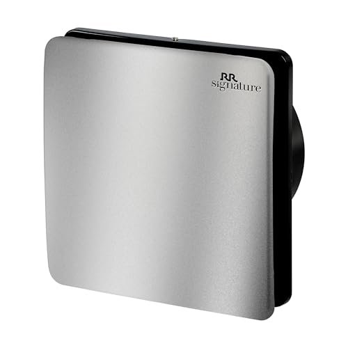 RR Signature Vento Fresh Luxura 150 mm Exhaust Fan For Kitchen, Bathroom | Silent, Compact Design, Easy Install | Thermal Fuse | High Speed 100% Powerful Copper Motor | 2 Year Warranty [Steel Finish]
