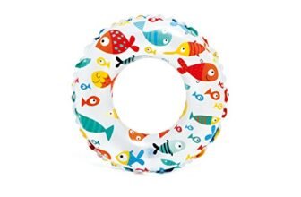 Intex 59241-1 Lively Print Swim Ring, Blue