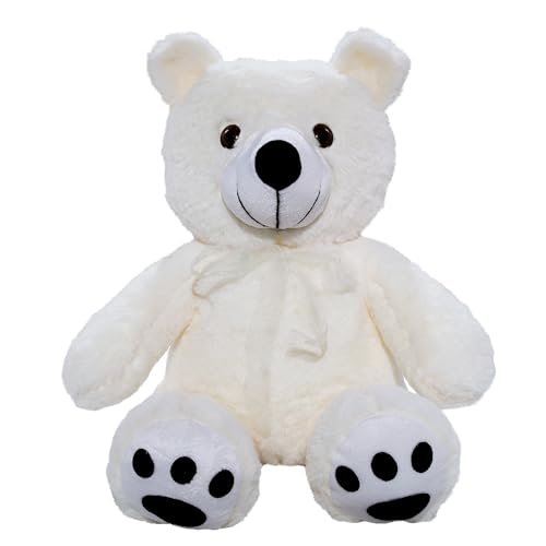 FLEEVO Soft Teddy Bear 20 Inch (50 cm) – Adorable Huggable Plush Toy for Kids, Girls & Couples | Stuffed Animal Gift for Birthday, Valentine’s Day & Home Decor Cream Color