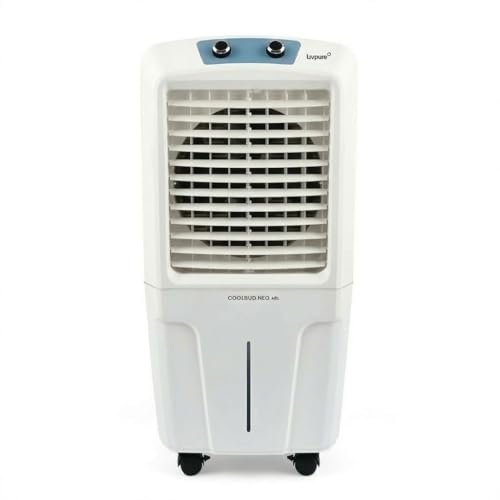 Livpure Coolbud Neo Personal Cooler 48L |240 Sq. Ft. Area Coverage| 20Ft. Poweful Air Throw| Inverter Compatible | Honeycomb Pads | 2 Yrs Motor Warranty & 1 Yr Comprehensive (White)