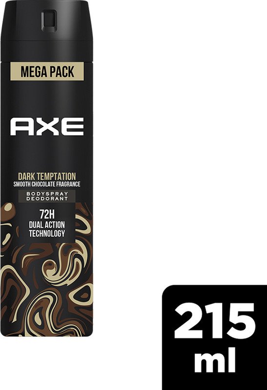 AXE Dark Temptation Men’s Long Lasting Deodorant Spray  –  For Men(215 ml)