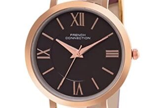 French Connection Women’s Analog Watch Brown Strap-FCN00037C