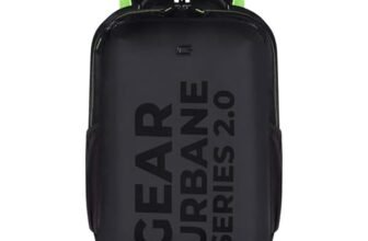 Gear Parker 23L Water Resistant Anti Theft Laptop Bag/Backpack for Men/Women – Black