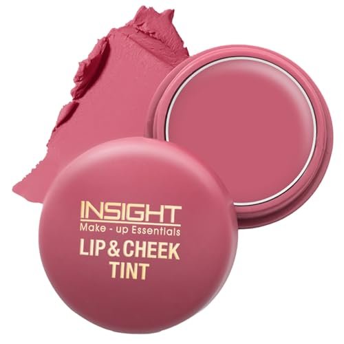 INSIGHT Lip & Cheek Tint – Strawberry Summer (3 g) | Matte Finish | With Vitamin E | Long-Lasting, Lightweight Multipurpose Tint for Lips & Cheeks | Smooth Application | All Skin Types