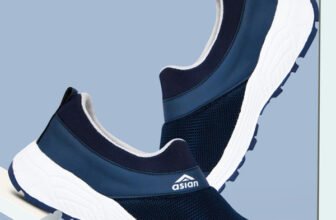 asian Future-04 laceless sports shoes for men | Latest Stylish Casual sneakers for men without laces | running shoes for boys | Slip on blue shoes for running, walking, gym, trekking & party Running Shoes For Men(Multicolor , 6 UK/India)