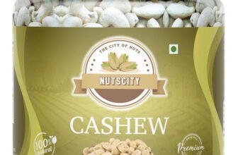 NUTSCITY Premium Cashew Nuts | Whole Dry Fruits | Fresh & Crunchy Kaju for Snacking Cashews(1 x 500 g)