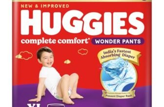 Huggies Complete Comfort Wonder Pants | Pant Style Baby Diapers Extra Large Size (XL), 56 Count | India’s Fastest Absorbing Diaper, Prevents Diaper Rash, Ideal for 12 to 17 Kgs