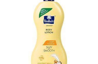 Parachute Advansed Soft Touch Body Lotion for Women & Men, All Skin types, 600ml | Pure Coconut Milk & Honey, 100% Natural, 72h Moisturisation