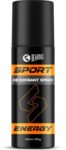 BEARDO Sport Energy Deodorant Body Spray | Long Lasting Deo | Perfume Body Spray  –  For Men(100 g)